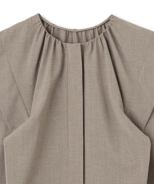 BEIGE, / ベイジ, ロング・マキシ丈ワンピース | 【洗える/接触冷感/速乾/UVケア対応】BATEAU / フレンチスリーブAラインタックワンピース | 詳細7