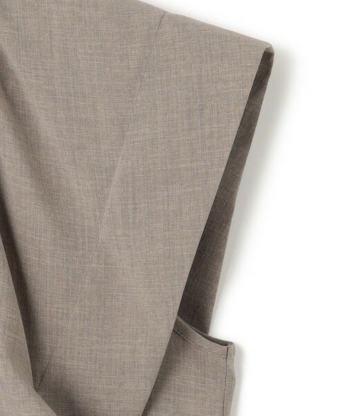 BEIGE, / ベイジ, ロング・マキシ丈ワンピース | 【洗える/接触冷感/速乾/UVケア対応】BATEAU / フレンチスリーブAラインタックワンピース | 詳細8