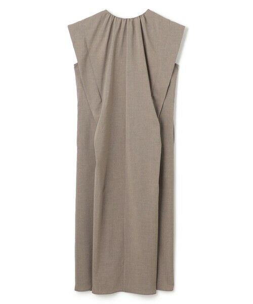 BEIGE, / ベイジ, ロング・マキシ丈ワンピース | 【洗える/接触冷感/速乾/UVケア対応】BATEAU / フレンチスリーブAラインタックワンピース | 詳細6