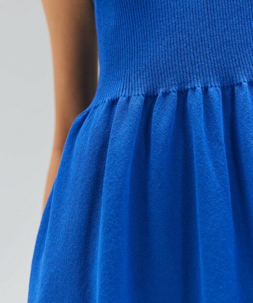 BEIGE, / ベイジ, ロング・マキシ丈ワンピース | 【洗える】MILANO / リネン混シアーニットAラインワンピース | 詳細2