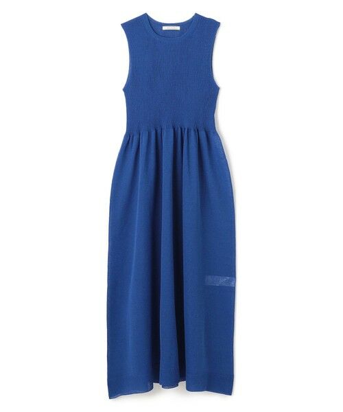 BEIGE, / ベイジ, ロング・マキシ丈ワンピース | 【洗える】MILANO / リネン混シアーニットAラインワンピース | 詳細4