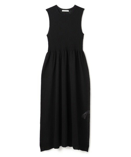 BEIGE, / ベイジ, ロング・マキシ丈ワンピース | 【洗える】MILANO / リネン混シアーニットAラインワンピース | 詳細14