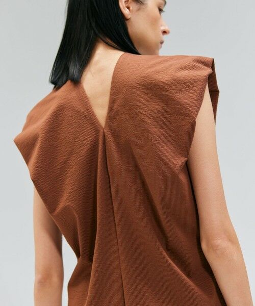 BEIGE, / ベイジ, ロング・マキシ丈ワンピース | 【洗える】SCALA / コットンリネンボリュームスリーブワンピース | 詳細5