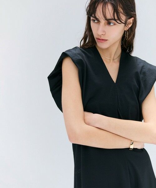 BEIGE, / ベイジ, ロング・マキシ丈ワンピース | 【洗える】SCALA / コットンリネンボリュームスリーブワンピース | 詳細13