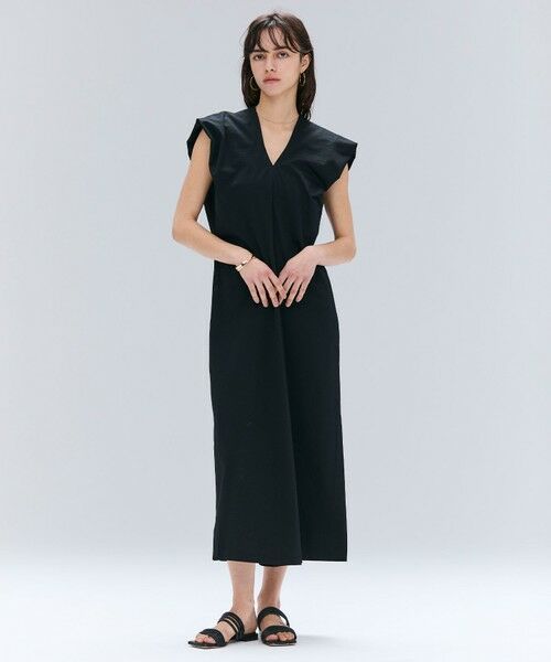 BEIGE, / ベイジ, ロング・マキシ丈ワンピース | 【洗える】SCALA / コットンリネンボリュームスリーブワンピース | 詳細14