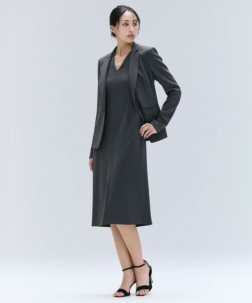 BEIGE, / ベイジ, ロング・マキシ丈ワンピース | 【洗える】CINDY / Vネックハーフスリーブワンピース | 詳細7