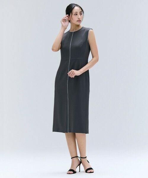 BEIGE, / ベイジ, ロング・マキシ丈ワンピース | 【洗える】CINDY / クルーネックノースリーブワンピース | 詳細12