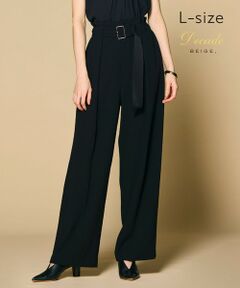 BEIGE, / ベイジ, その他パンツ | 【洗える・L-size】CINDY / ワイドパンツ