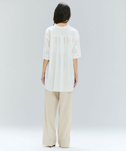 BEIGE, / ベイジ, その他パンツ | 【洗える/接触冷感/速乾/UVケア対応・Precious ９月号掲載】BATEAU / イージーウエストサイドスリットタックパンツ | 詳細4