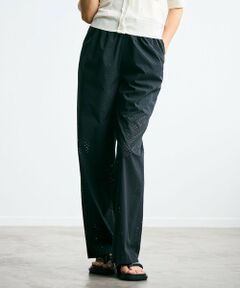 BEIGE, / ベイジ, その他パンツ | 【洗える】PICCOLO / パンチングドットイージーワイドパンツ