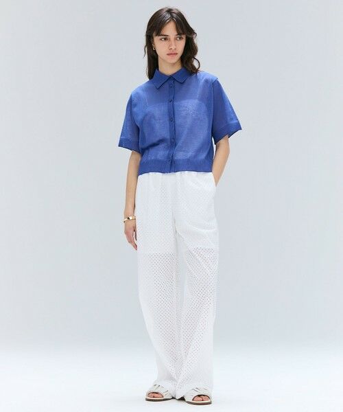 BEIGE, / ベイジ, その他パンツ | 【洗える】PICCOLO / パンチングドットイージーワイドパンツ | 詳細5