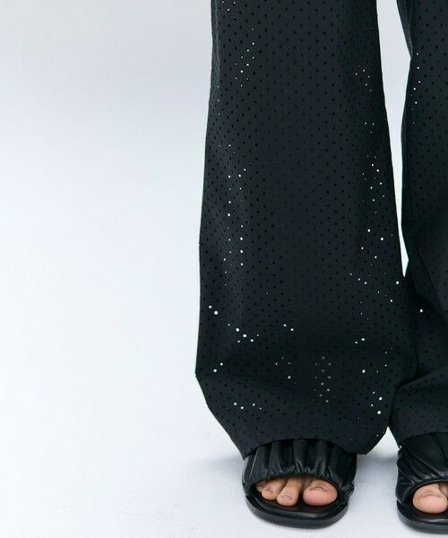 BEIGE, / ベイジ, その他パンツ | 【洗える】PICCOLO / パンチングドットイージーワイドパンツ | 詳細8