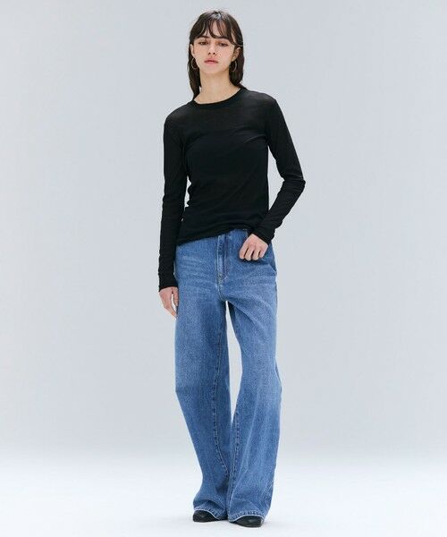 BEIGE, / ベイジ, その他パンツ | 【洗える】NAVIGLIO / フルレングスデニムバギーパンツ | 詳細11