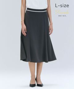 BEIGE, / ベイジ, ミニ・ひざ丈スカート | 【洗える・L-size】CINDY / フレアスカート