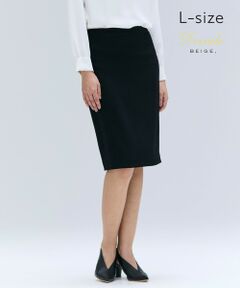 BEIGE, / ベイジ, ミニ・ひざ丈スカート | 【洗える・L-size】CINDY / タイトスカート