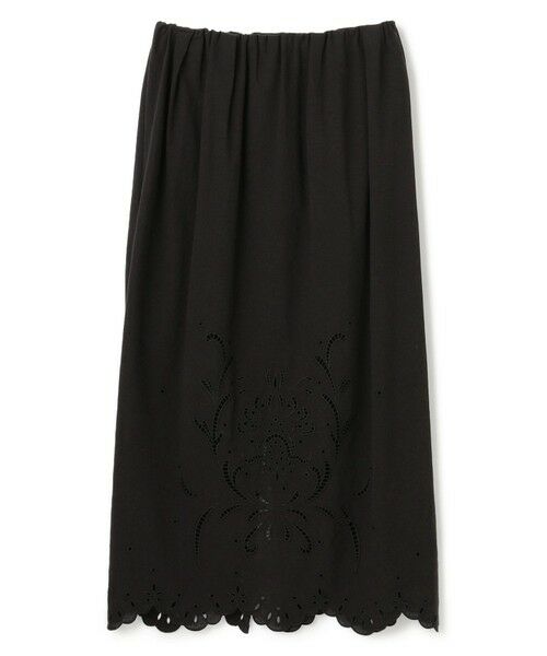 BEIGE, / ベイジ, ミニ・ひざ丈スカート | 【洗える】GALLERIA / コットンエンブロイダリーIラインスカート | 詳細10