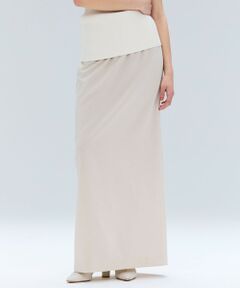 BEIGE, / ベイジ, ミニ・ひざ丈スカート | 【洗える/接触冷感/速乾/UVケア対応・Precious 8月号掲載】BATEAU / イージーウエストIラインロングスカート