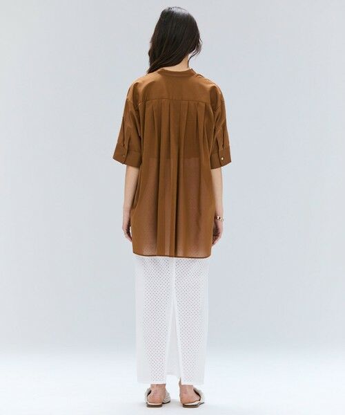 BEIGE, / ベイジ, ミニ・ひざ丈スカート | 【洗える】PICCOLO / パンチングドットIラインスカート | 詳細3