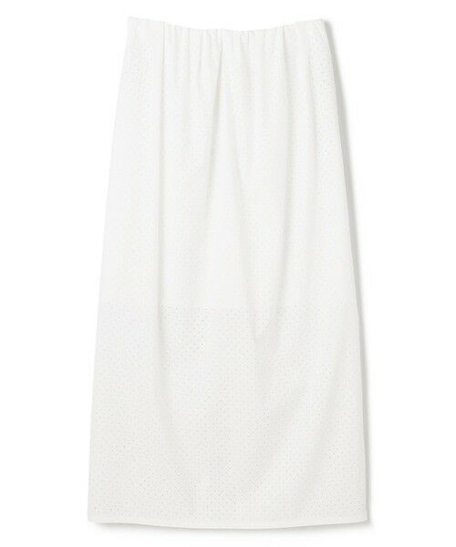 BEIGE, / ベイジ, ミニ・ひざ丈スカート | 【洗える】PICCOLO / パンチングドットIラインスカート | 詳細4