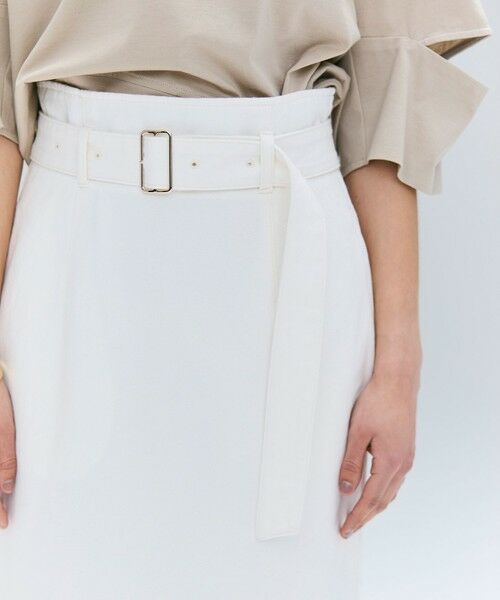 BEIGE, / ベイジ, ミニ・ひざ丈スカート | 【洗える・Oggi ８月号掲載】NAVIGLIO / ベルト付きハイウエストデニムスカート | 詳細1