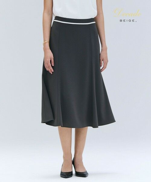 BEIGE,/ベイジ, 【洗える】CINDY / フレアスカート C. Gray x White 2 BEIGE,/ベイジ, 【洗える】CINDY / フレアスカート C. Gray x White 2