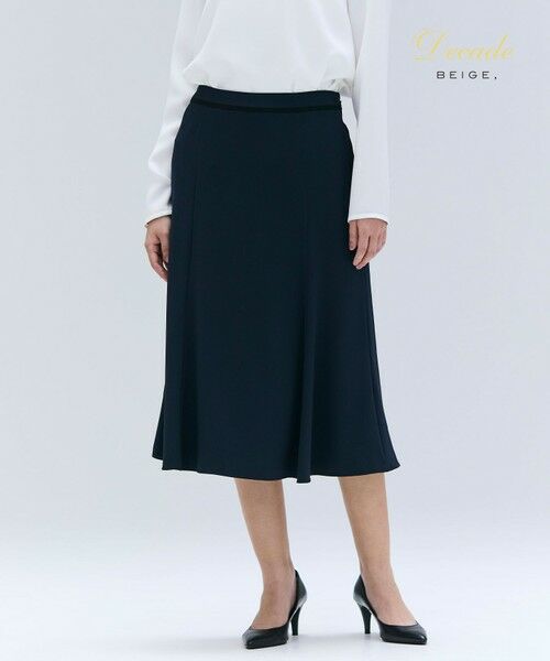 BEIGE,/ベイジ, 【洗える】CINDY / フレアスカート Navy x Black 4 BEIGE,/ベイジ, 【洗える】CINDY / フレアスカート Navy x Black 4
