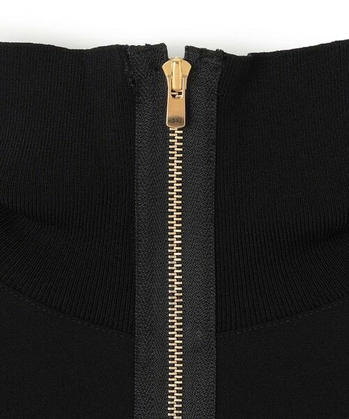 BEIGE, / ベイジ, シャツ・ブラウス | 【洗える】FLEUR / ニットコンビハイネック半袖ブラウス | 詳細10