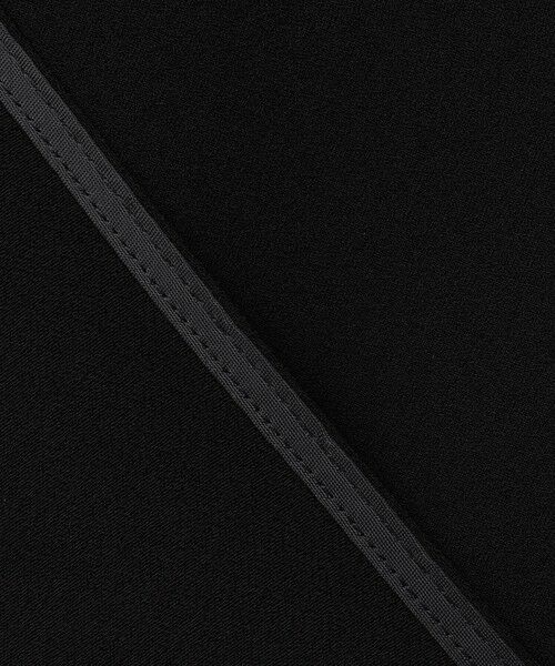 BEIGE, / ベイジ, シャツ・ブラウス | 【洗える】FLEUR / ニットコンビハイネック半袖ブラウス | 詳細11