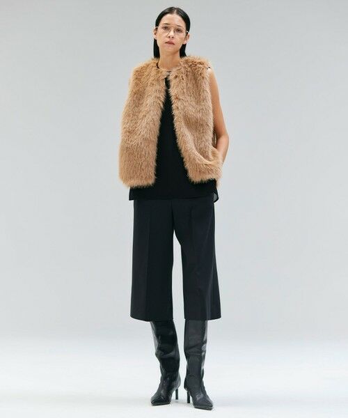 BEIGE, / ベイジ, シャツ・ブラウス | 【洗える】FLEUR / バックシアーノーカラーブラウス | 詳細2