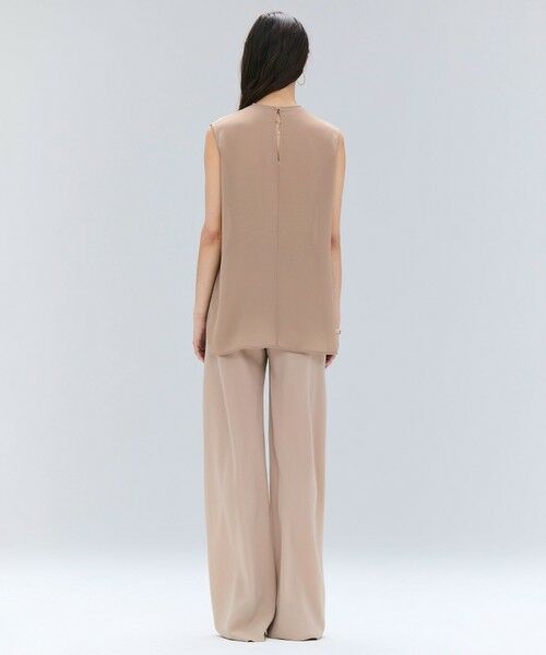 BEIGE, / ベイジ, シャツ・ブラウス | 【洗える】FLEUR / バックシアーノーカラーブラウス | 詳細11