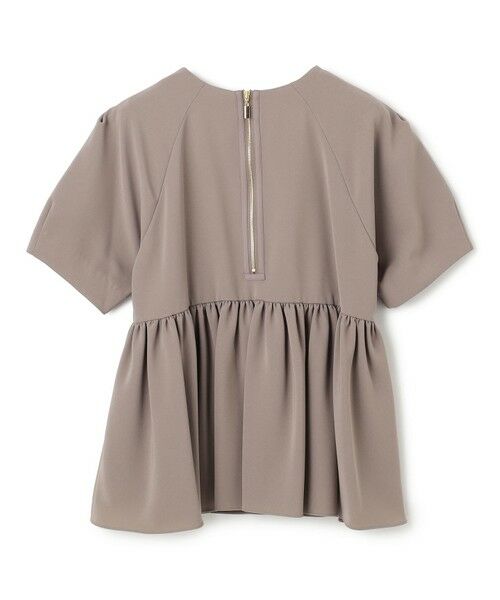 BEIGE, / ベイジ, シャツ・ブラウス | 【洗える】ACHILLEA / ペプラムバックファスナーブラウス | 詳細1