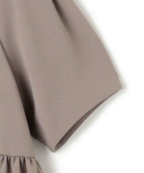 BEIGE, / ベイジ, シャツ・ブラウス | 【洗える】ACHILLEA / ペプラムバックファスナーブラウス | 詳細3