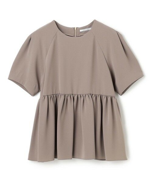 BEIGE, ベイジ 【洗える】BAC バンドカラーブラウス 　36号 BEIGE, ベイジ 36【洗える】BAC バンドカラーブラウス