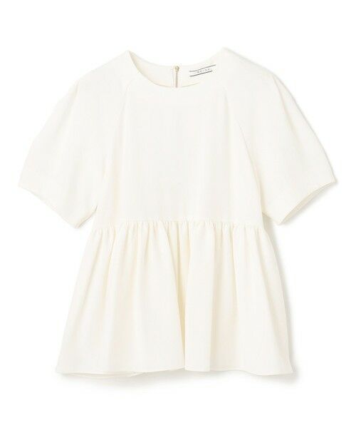 洗える】ACHILLEA / ペプラムバックファスナーブラウス （シャツ