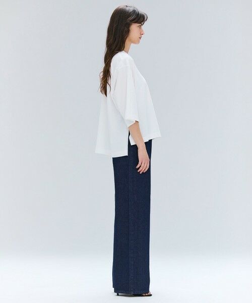 BEIGE, / ベイジ, カットソー | 【洗える・GLOW ８月号掲載】S.BABILA / スリットネックオーバーサイズTシャツ | 詳細2