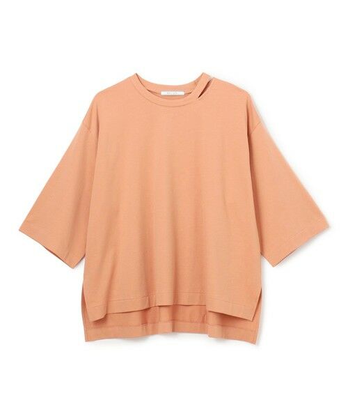 BEIGE, / ベイジ, カットソー | 【洗える・GLOW ８月号掲載】S.BABILA / スリットネックオーバーサイズTシャツ | 詳細7