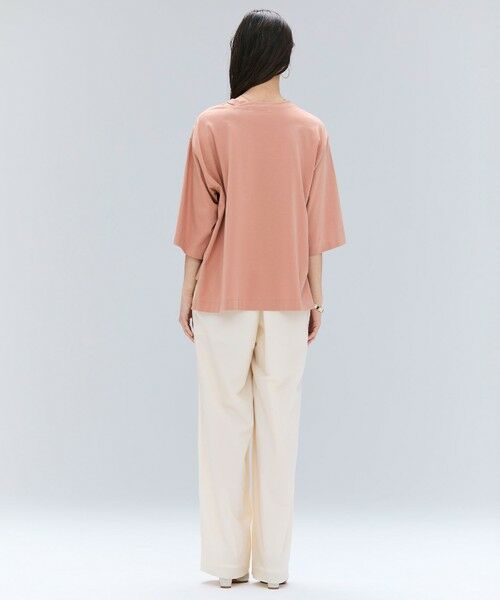 BEIGE, / ベイジ, カットソー | 【洗える・GLOW ８月号掲載】S.BABILA / スリットネックオーバーサイズTシャツ | 詳細6