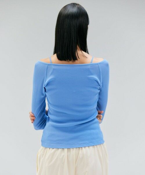 BEIGE, / ベイジ, カットソー | 【洗える・BAILA 10月号掲載】MARINO / 2WAYリブコンパクトカーディガン | 詳細6