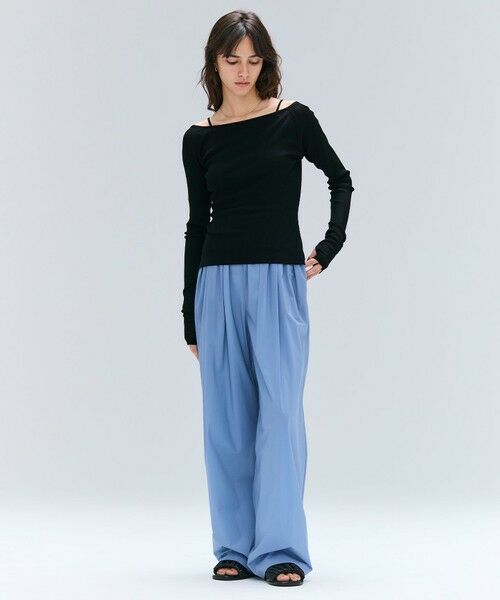 BEIGE, / ベイジ, カットソー | 【洗える・BAILA 10月号掲載】MARINO / 2WAYリブコンパクトカーディガン | 詳細16