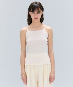 BEIGE, / ベイジ, カットソー | 【洗える・Oggi 10月号掲載】MARINO / コットンリブキャミソール