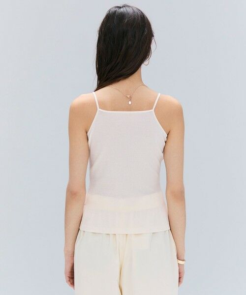 BEIGE, / ベイジ, カットソー | 【洗える・Oggi 10月号掲載】MARINO / コットンリブキャミソール | 詳細1