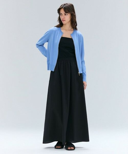 BEIGE, / ベイジ, ニット・セーター | 【洗える】NADIA / レザーラインジップカーディガン | 詳細5