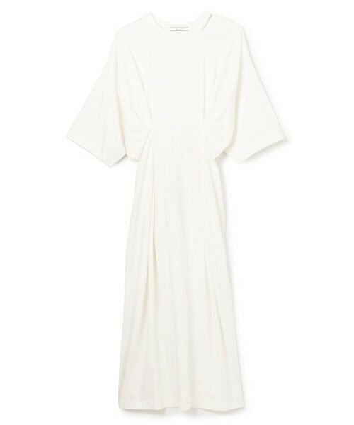 BEIGE, / ベイジ, ロング・マキシ丈ワンピース | 【洗える】S.BABILA / スリットネックウエストタックワンピース | 詳細3