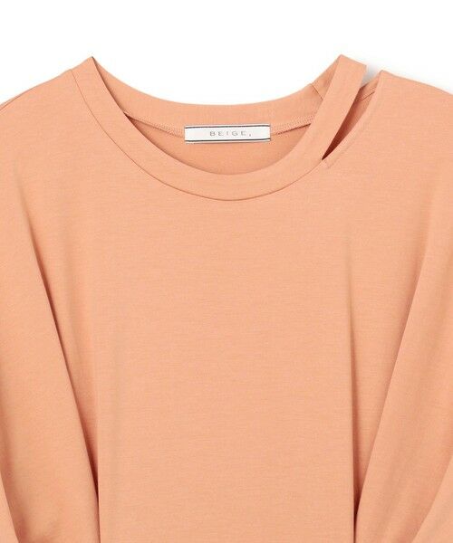 BEIGE, / ベイジ, ロング・マキシ丈ワンピース | 【洗える】S.BABILA / スリットネックウエストタックワンピース | 詳細9