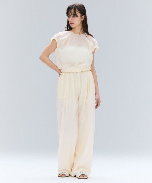 BEIGE, / ベイジ, その他パンツ | 【洗える/セットアップ対応】SPIGA / イージータックワイドパンツ | 詳細5