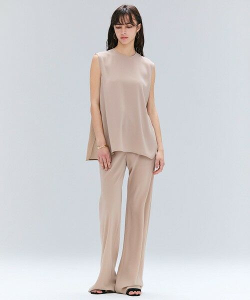 BEIGE, / ベイジ, その他パンツ | 【洗える・STORY 10月号掲載】FLEUR / ウエストゴムイージーワイドパンツ | 詳細1