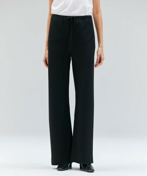 BEIGE, / ベイジ, その他パンツ | 【洗える・STORY 10月号掲載】FLEUR / ウエストゴムイージーワイドパンツ(Black)