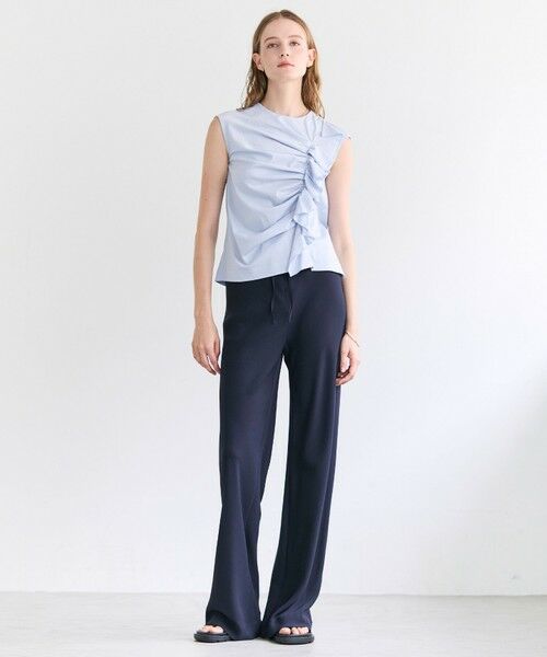 BEIGE, / ベイジ, その他パンツ | FLEUR / ドレープ イージーワイドパンツ | 詳細16