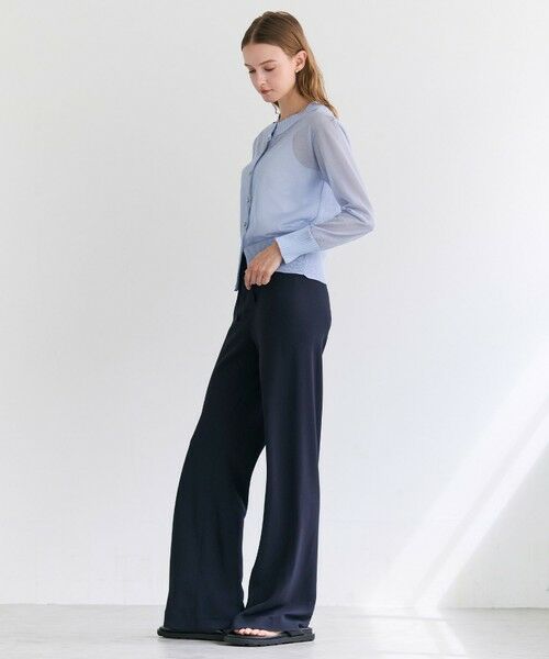 BEIGE, / ベイジ, その他パンツ | FLEUR / ドレープ イージーワイドパンツ | 詳細18