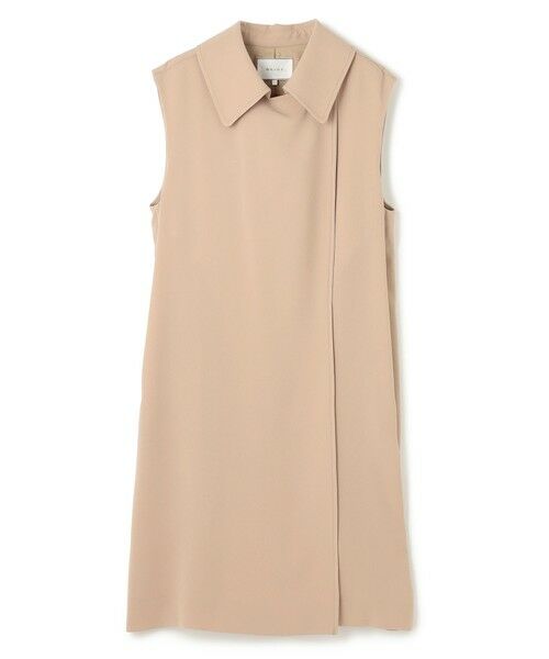 BEIGE, / ベイジ, ベスト | FLEUR / ラップデザインロングジレ | 詳細11